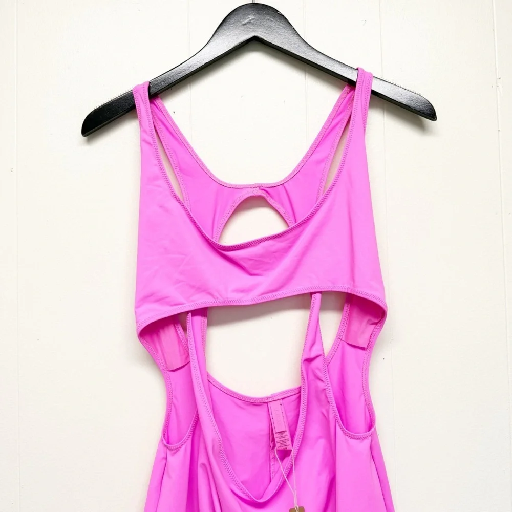 NWT SKIMS Swim Cut Out Tank Dress Women's 3662